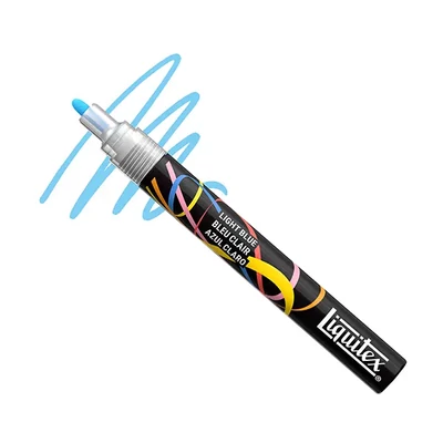 Liquitex Marker – marker decorativ acrilic, 2 mm, vârf rotund - light blue