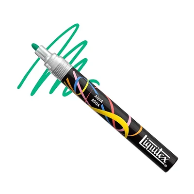 Liquitex Marker – marker decorativ acrilic, 2 mm, vârf rotund - aqua