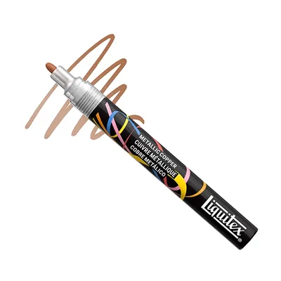 Liquitex Marker – marker decorativ acrilic, 2 mm, vârf rotund - metallic copper