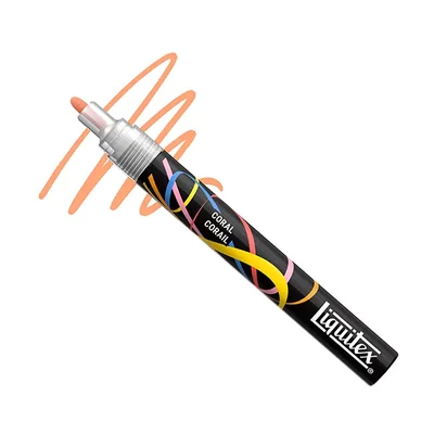 Liquitex Marker – marker decorativ acrilic, 2 mm, vârf rotund - coral