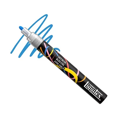 Liquitex Marker – marker decorativ acrilic, 2 mm, vârf rotund - sky blue