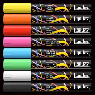 Liquitex Marker – marker decorativ acrilic, 2 mm, vârf rotund - în diverse culori