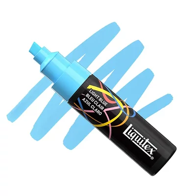 Liquitex Marker – marker decorativ acrilic, 8 mm, vârf reversibil – light blue