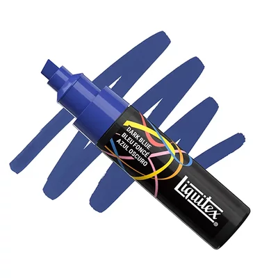 Liquitex Marker – marker decorativ acrilic, 8 mm, vârf reversibil – dark blue