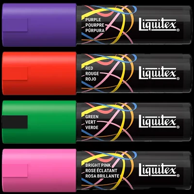 Liquitex Marker – marker decorativ acrilic, 8 mm, vârf reversibil – în diverse culori