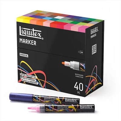 Liquitex Marker – marker decorativ acrilic, set de 40x2 mm - Radical