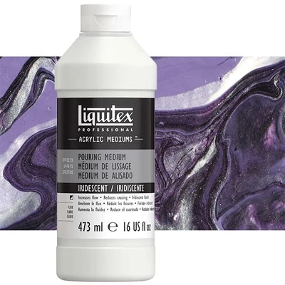 Mediu lichid pouring  Liquitex, 473 ml - irizat