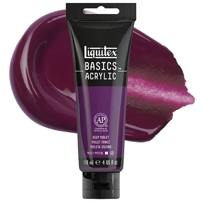Liquitex Basics vopsea acrilică, 118 ml - 115, violet deep