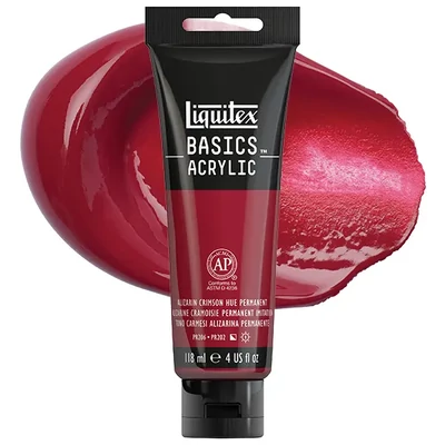 Liquitex Basics vopsea acrilică, 118 ml - 116, alizarin crimson hue permanent
