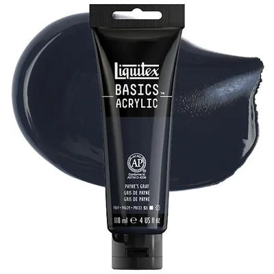 Liquitex Basics vopsea acrilică, 118 ml - 310, payne's gray
