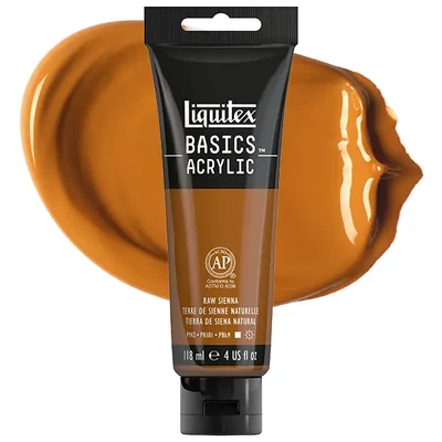 Liquitex Basics vopsea acrilică, 118 ml - 330, raw sienna