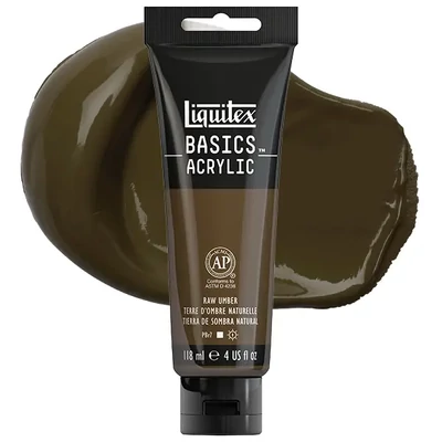 Liquitex Basics vopsea acrilică, 118 ml - 331, raw umber