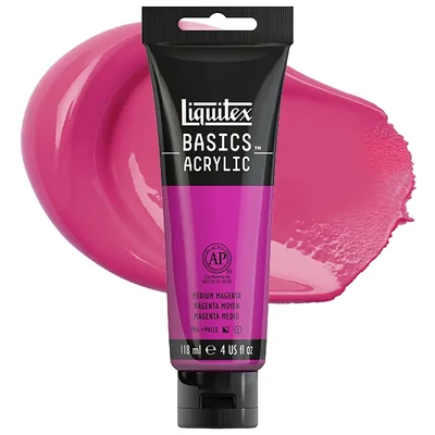 Liquitex Basics vopsea acrilică, 118 ml - 500, magenta medium