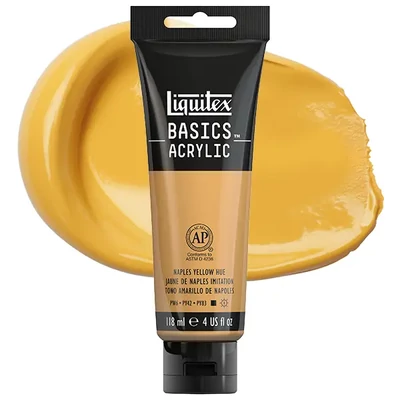 Liquitex Basics vopsea acrilică, 118 ml - 601, naples yellow hue