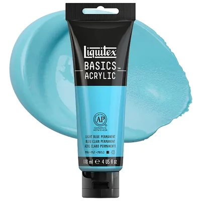 Liquitex Basics vopsea acrilică, 118 ml - 770, blue light permanent