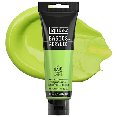 Liquitex Basics vopsea acrilică, 118 ml - 840, yellow green brilliant