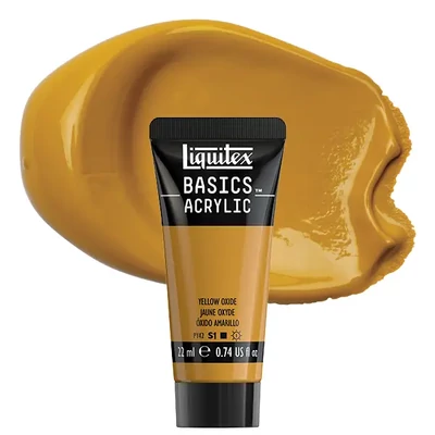 Vopsea acrilică Liquitex Basics, 22 ml - 416, yellow oxide
