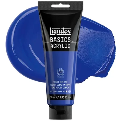 Liquitex Basics vopsea acrilică, 250 ml - 381, cobalt blue hue