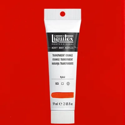 Liquitex Heavy Body vopsea acrilică, 59 ml - 035, transparent orange