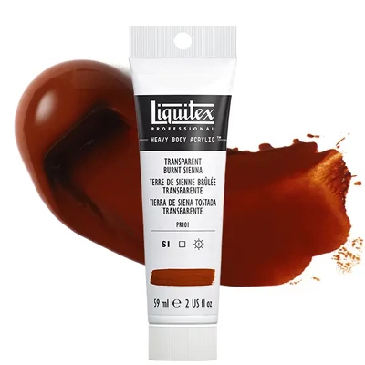 Liquitex Heavy Body vopsea acrilică, 59 ml - 129, transparent burnt sienna