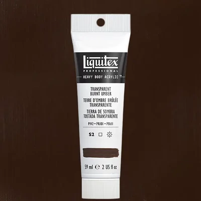 Liquitex Heavy Body vopsea acrilică, 59 ml - 130, transparent burnt umber