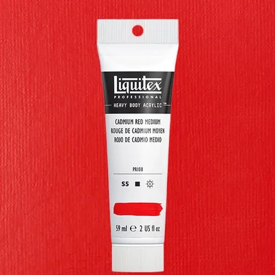 Liquitex Heavy Body vopsea acrilică, 59 ml - 154, cadmium red medium