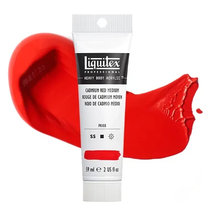 Liquitex Heavy Body vopsea acrilică, 59 ml - 154, cadmium red medium