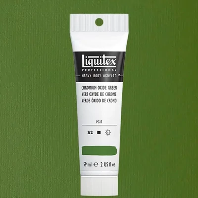 Liquitex Heavy Body vopsea acrilică, 59 ml - 166, chromium oxide green