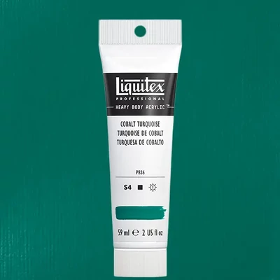 Liquitex Heavy Body vopsea acrilică, 59 ml - 169, cobalt turquoise
