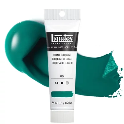 Liquitex Heavy Body vopsea acrilică, 59 ml - 169, cobalt turquoise