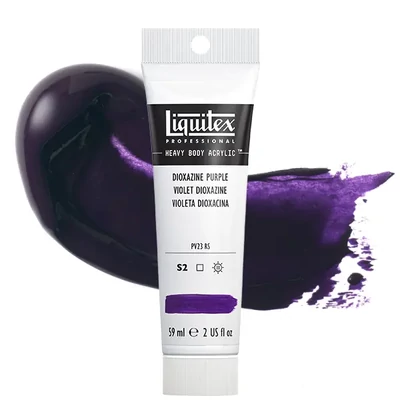 Liquitex Heavy Body vopsea acrilică, 59 ml - 186, dioxazine purple