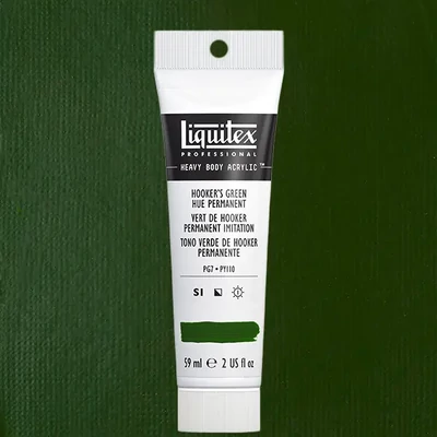 Liquitex Heavy Body vopsea acrilică, 59 ml - 224, hooker's green hue permanent