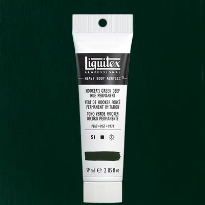Liquitex Heavy Body vopsea acrilică, 59 ml - 225, hooker's green deep hue permanent