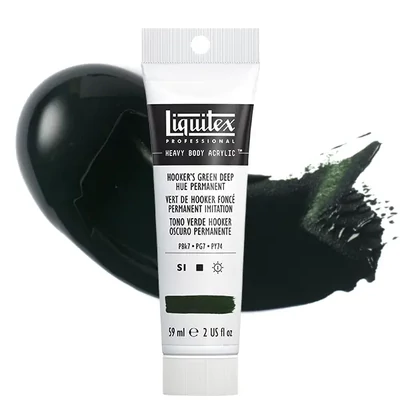 Liquitex Heavy Body vopsea acrilică, 59 ml - 225, hooker's green deep hue permanent