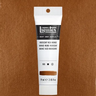 Liquitex Heavy Body vopsea acrilică, 59 ml - 229, iridescent rich bronze
