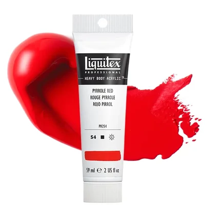 Liquitex Heavy Body vopsea acrilică, 59 ml - 321, pyrrole red