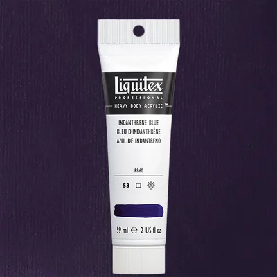 Liquitex Heavy Body vopsea acrilică, 59 ml - 322, indanthrene blue