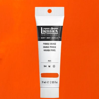 Liquitex Heavy Body vopsea acrilică, 59 ml - 323, pyrrole orange