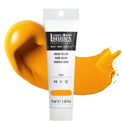 Liquitex Heavy Body vopsea acrilică, 59 ml - 324, indian yellow