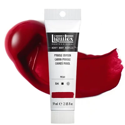 Liquitex Heavy Body vopsea acrilică, 59 ml - 326, pyrrole crimson