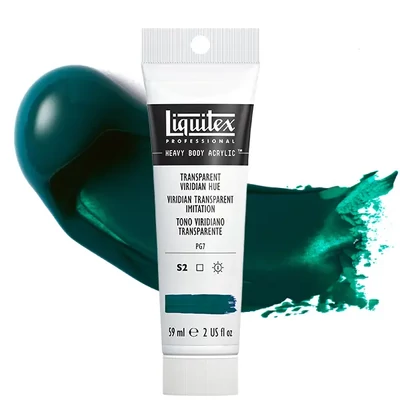 Liquitex Heavy Body vopsea acrilică, 59 ml - 327, transparent viridian hue