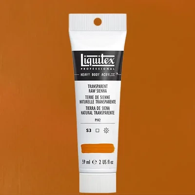 Liquitex Heavy Body vopsea acrilică, 59 ml - 332, transparent raw sienna