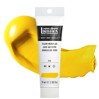 Liquitex Heavy Body vopsea acrilică, 59 ml - 412, yellow medium azo