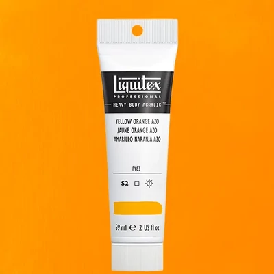 Liquitex Heavy Body vopsea acrilică, 59 ml - 414, yellow orange azo