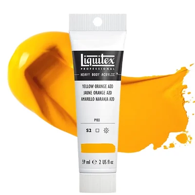 Liquitex Heavy Body vopsea acrilică, 59 ml - 414, yellow orange azo