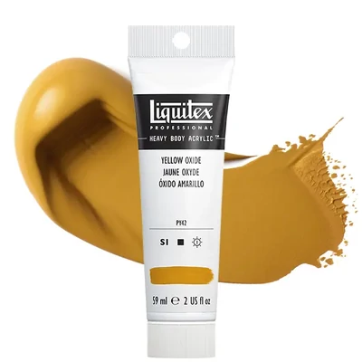 Liquitex Heavy Body vopsea acrilică, 59 ml - 416, yellow oxide