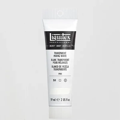 Liquitex Heavy Body vopsea acrilică, 59 ml - 430, transparent mixing white