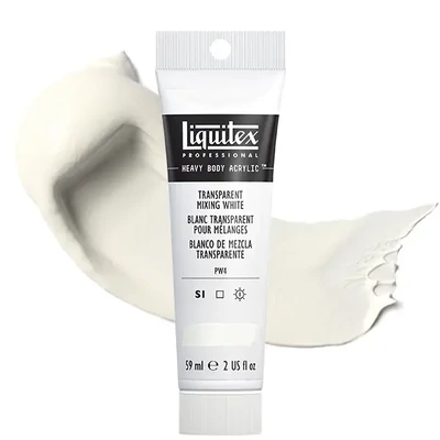 Liquitex Heavy Body vopsea acrilică, 59 ml - 430, transparent mixing white