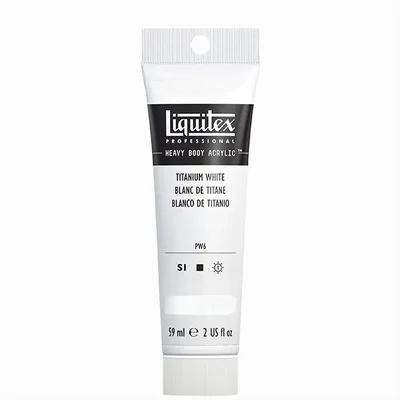 Liquitex Heavy Body vopsea acrilică, 59 ml - 432, titanium white