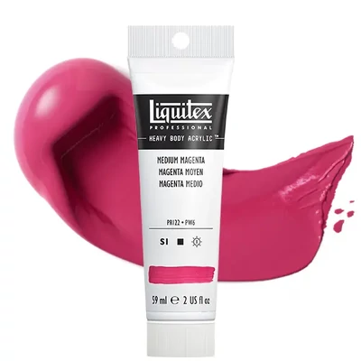 Liquitex Heavy Body vopsea acrilică, 59 ml - 500, medium magenta
